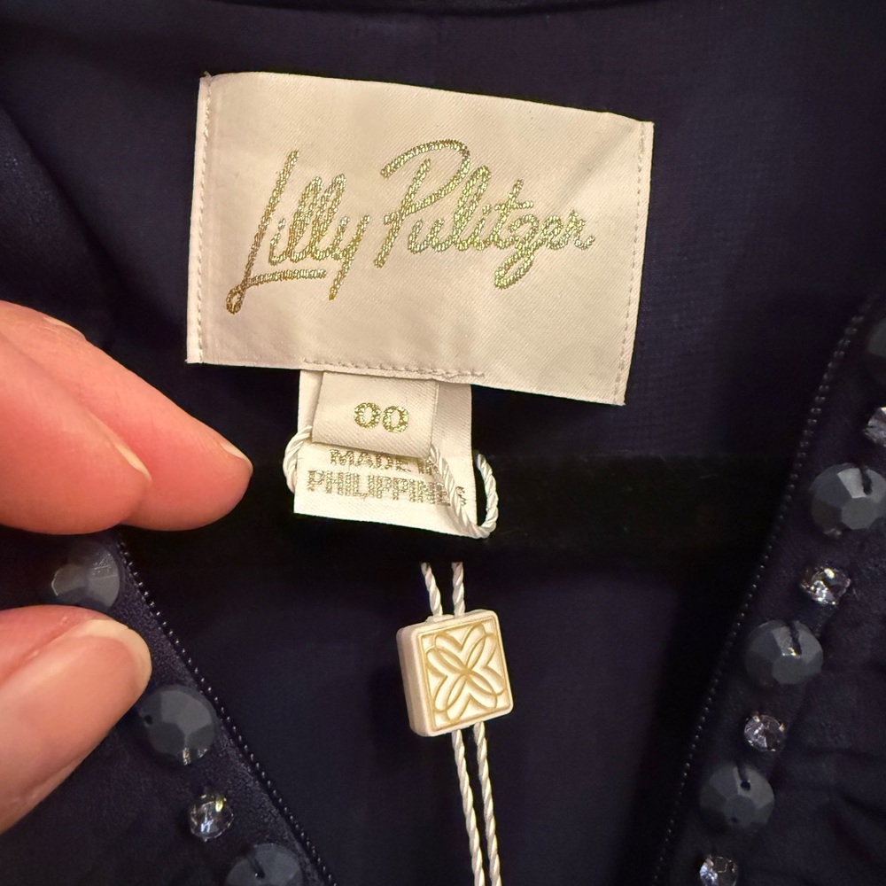 Lilly Pulitzer True Navy Adalee Shift Dress - Picture 3 of 5
